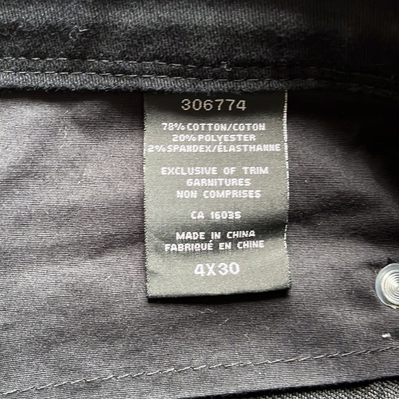 Lady hathaway black jeans, slim fit size 4 x30 - Picture 2 of 6